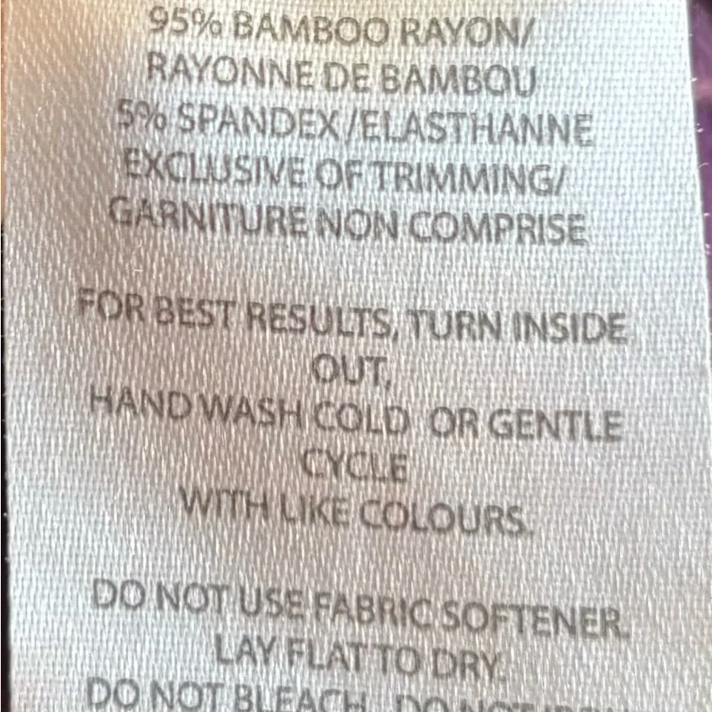 Bamboo Robe, English Violet - Picture 7 of 7